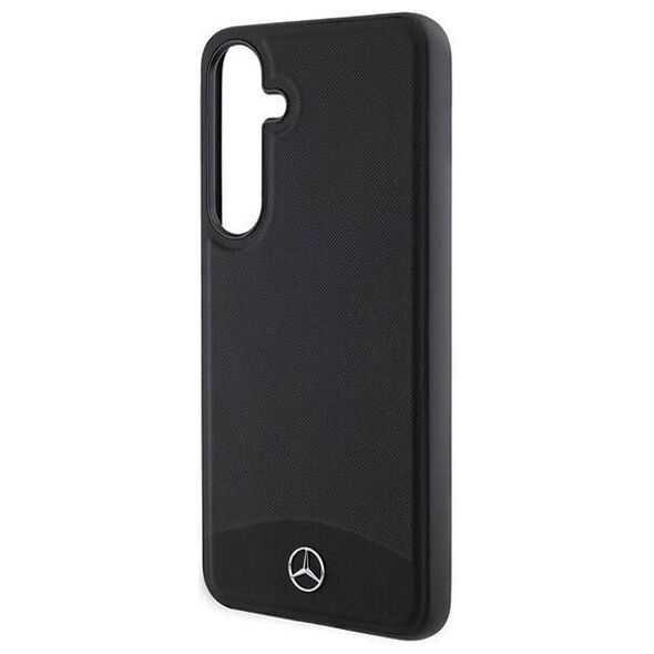Original Case SAMSUNG GALAXY S24 Mercedes Hardcase Leather Textured & Plain MagSafe (MEHMS24S23RBARK) black 3666339241001