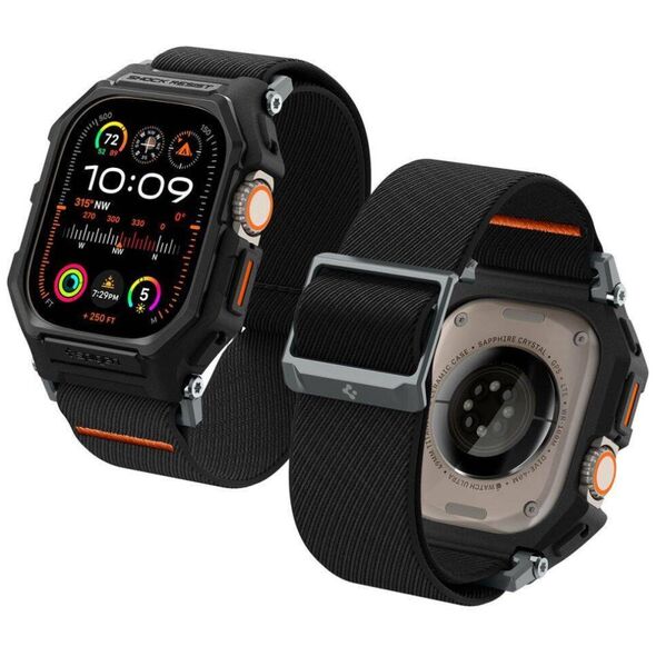 Case APPLE WATCH ULTRA (49MM) Spigen Lite Fit ”Pro” Matte black 8809896754125