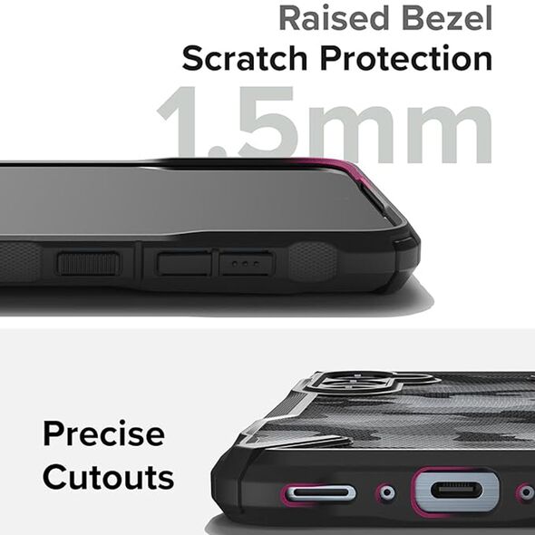 Ringke Husa pentru Samsung Galaxy A35 5G - Ringke Fusion X Design - Camo Black 8809961784927 έως 12 άτοκες Δόσεις