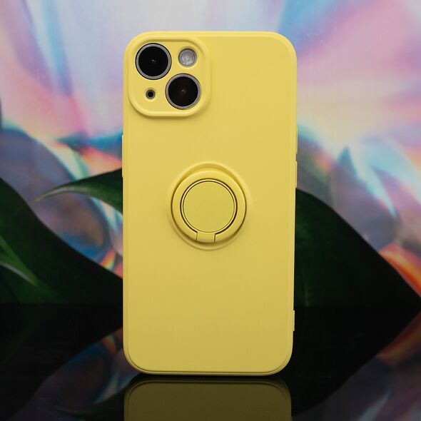 Finger Grip case for iPhone 12 6,1&quot; yellow 5907457753365