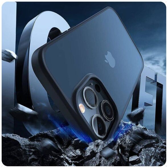Case APPLE IPHONE 15 Tech-Protect Magmat transparent black 9319456604313