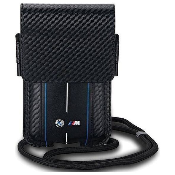 Bag BMW Wallet Bag Carbon Blue Stripes (BMPSP15XMSCAKL) black 3666339239671