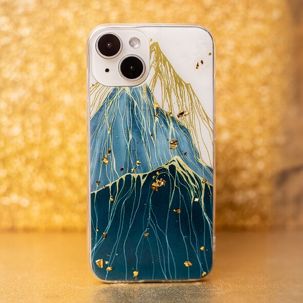 Gold Glam case for Samsung Galaxy S23 FE Mountain 5907457743717
