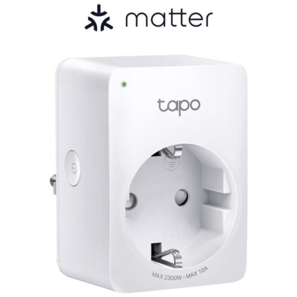 TP-LINK Mini Smart Wi-Fi Socket Matter (TAPO P100M) (TPTAPOP100M) έως 12 άτοκες Δόσεις