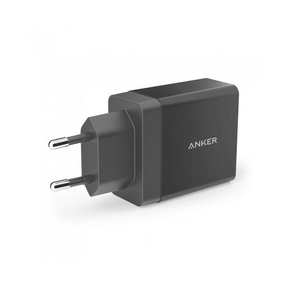 Anker Incarcator Priza 2 x USB, 24W, PowerIQ - Anker (A2021L11) - Black 0848061019612 έως 12 άτοκες Δόσεις