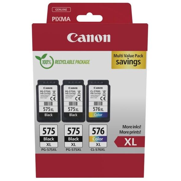 Canon Μελάνι Inkjet PG-575XLx2/CL-576XL MultiPack (5437C004) (CANCL-576XLMP) έως 12 άτοκες Δόσεις