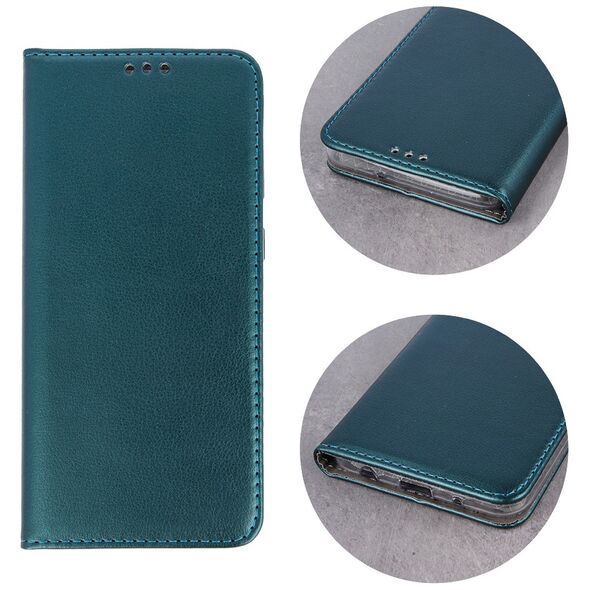 Smart Magnetic case for Xiaomi Redmi 13c 4G / 13c 5G dark green 5907457761216