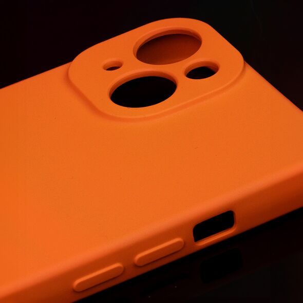 Silicon case for iPhone 13 Mini 5,4&quot; orange 5907457756328