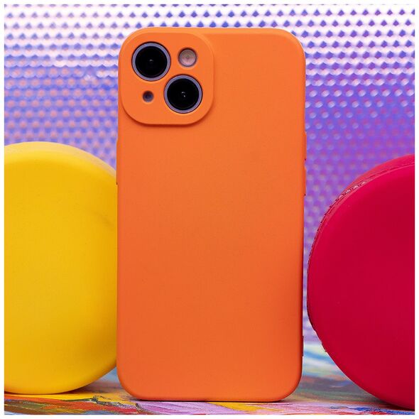 Silicon case for Motorola Edge 40 Neo orange 5907457756380