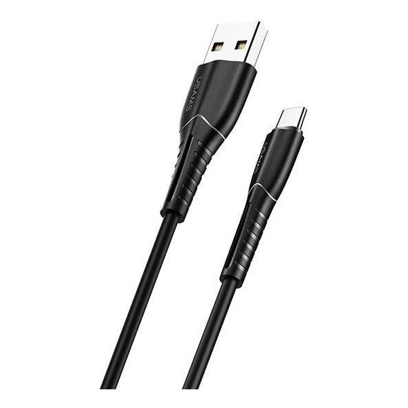 Cable 2A 1m USB - USB-C Usams U35 SJ366USB01 (US-SJ366) black 6958444981123