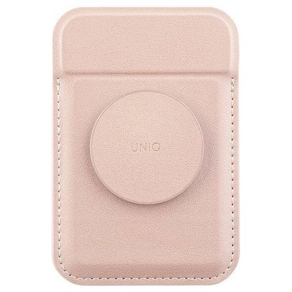 Magnetic Card MagSafe Wallet with Stand UNIQ Flixa pink 8886463687062