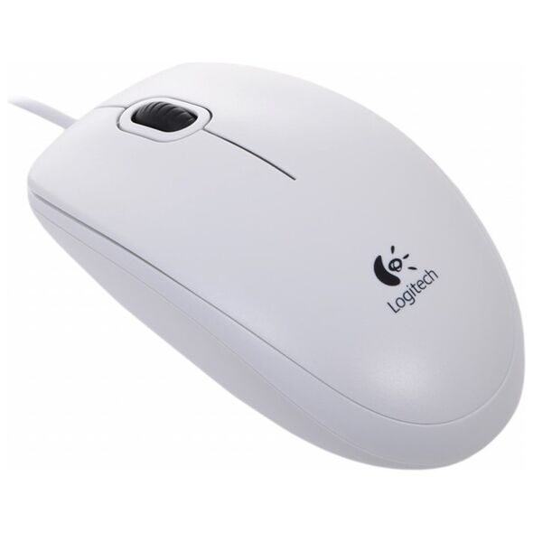 Logitech B100 Optical Mouse (White) (910-003360) έως 12 άτοκες Δόσεις