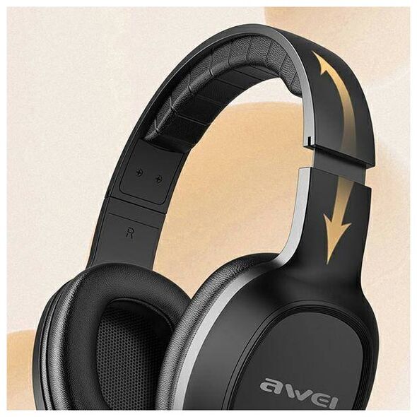 Headphones Jack 3.5mm AWEI (GM-6) black 6954284002356