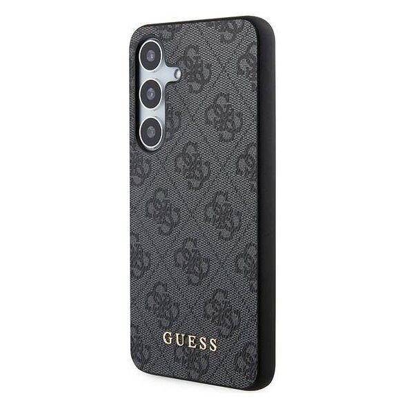 Original Case SAMSUNG GALAXY S24 Guess Hard Case 4G Metal Gold Logo (GUHCS24SG4GFGR) black 3666339259112