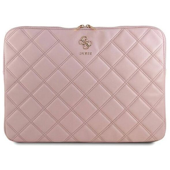 Bag LAPTOP 16" Guess Quilted 4G (GUCS16ZPSQSSGP) pink 3666339210885