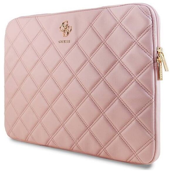 Bag LAPTOP 16" Guess Quilted 4G (GUCS16ZPSQSSGP) pink 3666339210885