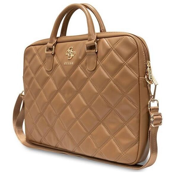 Bag LAPTOP 16" Guess Quilted 4G (GUCB15ZPSQSSGW) brown 3666339210953