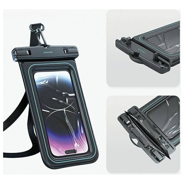 Case USAMS Waterproof Case IP68 do 6.7" FSD1301 (US-YD013) black 6958444905723