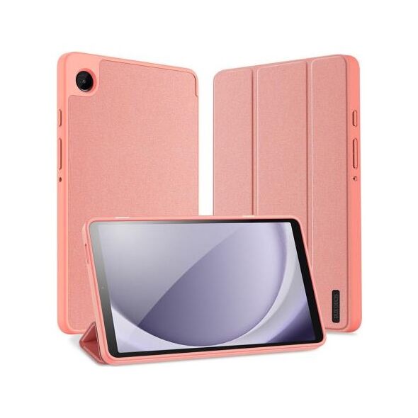 Θήκη TPU Flip Shock Proof Dux Ducis Domo Samsung X110 Galaxy Tab A9 8.7 Wi-Fi/ X115 Galaxy Tab A9 8.7 4G Ροζ 6934913023327 6934913023327 έως και 12 άτοκες δόσεις