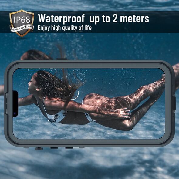 ShellBox Husa pentru iPhone 14 - ShellBox Waterproof IP68 Case - Black 5949419119895 έως 12 άτοκες Δόσεις
