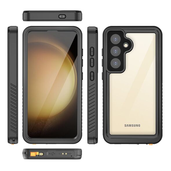 ShellBox Husa pentru Samsung Galaxy S24 Plus - ShellBox Waterproof IP68 Case - Black 5949419119727 έως 12 άτοκες Δόσεις