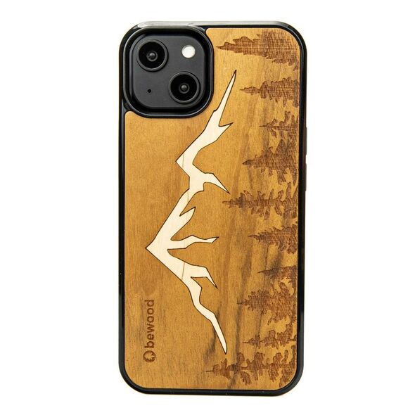 Wooden case for iPhone 15 Bewood Imbuia Mountains
