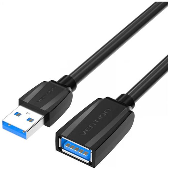 VENTION USB 3.0 Extension Cable 2M Black (VAS-A45-B200) (VENVAS-A45-B200) έως 12 άτοκες Δόσεις