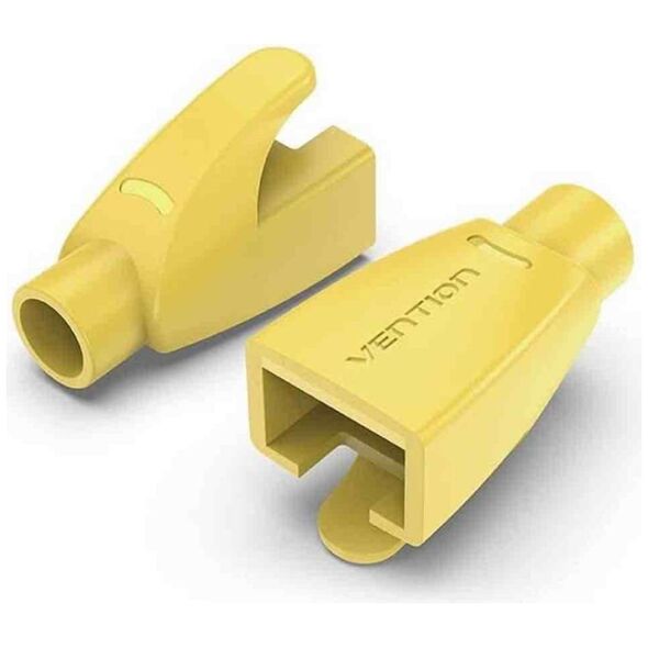 VENTION RJ45 Strain Relief Boots Yellow PVC Type 100-Pack (IODY0-100) (VENIODY0-100) έως 12 άτοκες Δόσεις