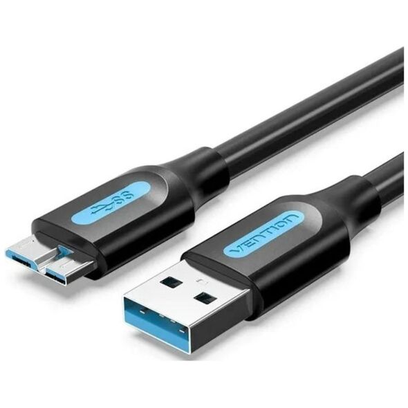 VENTION USB 3.0 A Male to Micro B Male Cable 1.5M Black PVC Type (COPBG) (VENCOPBG) έως 12 άτοκες Δόσεις
