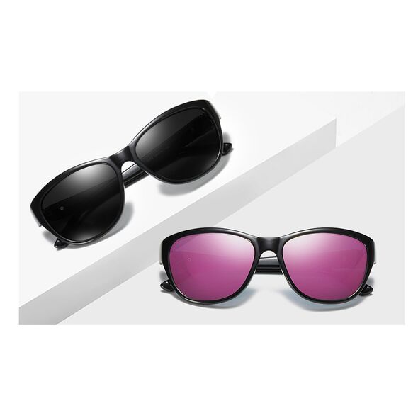 Techsuit Ochelari de Soare pentru Femei - Techsuit Polarized (A572) - Black / Pink Mirror 5949419142947 έως 12 άτοκες Δόσεις