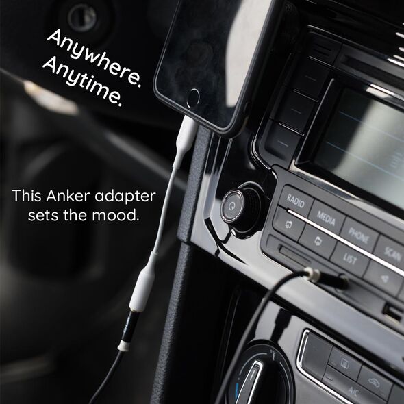 Anker Adaptor Audio Lightning la Jack 3.5mm - Anker (A8193H21) - White 0848061010626 έως 12 άτοκες Δόσεις