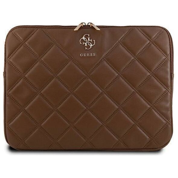 Sleeve Phone Case LAPTOP 14" Guess Sleeve Quilted 4G (GUCS14ZPSQSSGW) brown 3666339210892