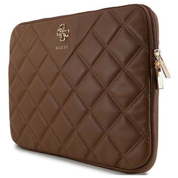 Sleeve Phone Case LAPTOP 14" Guess Sleeve Quilted 4G (GUCS14ZPSQSSGW) brown 3666339210892