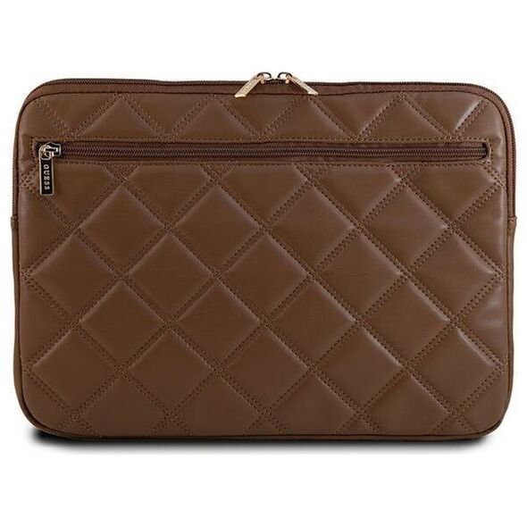 Sleeve Phone Case LAPTOP 14" Guess Sleeve Quilted 4G (GUCS14ZPSQSSGW) brown 3666339210892