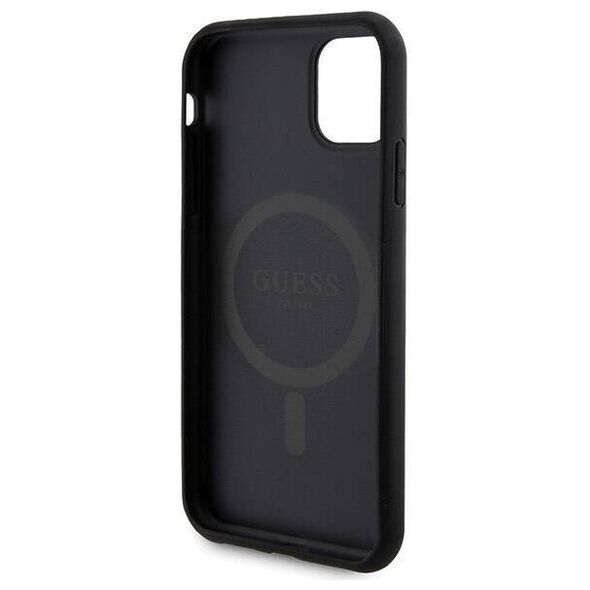 Original Case IPHONE 11 Guess Hardcase + Powerbank MagSafe 4G Metal Logo 5000mAh (GUBPM5N614GEMGK) black 3666339214500