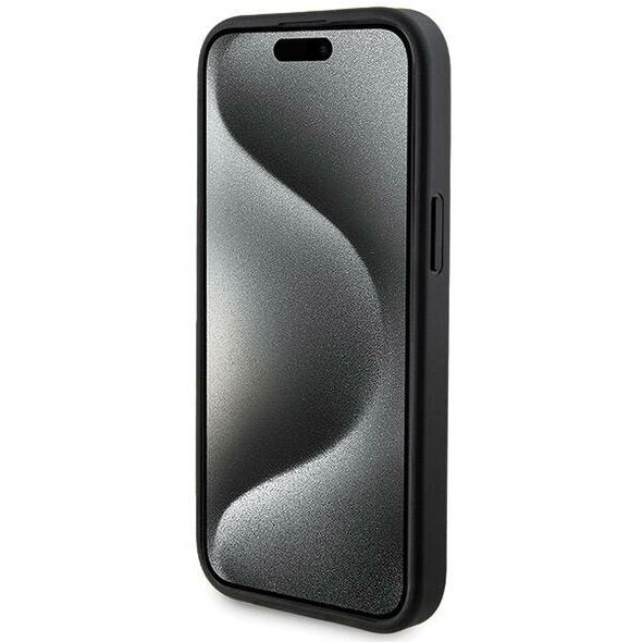 Original Case APPLE IPHONE 15 Guess Hardcase + Powerbank MagSafe 4G Metal Logo 5000mAh (GUBPM5P15S4GEMGK) black 3666339214609