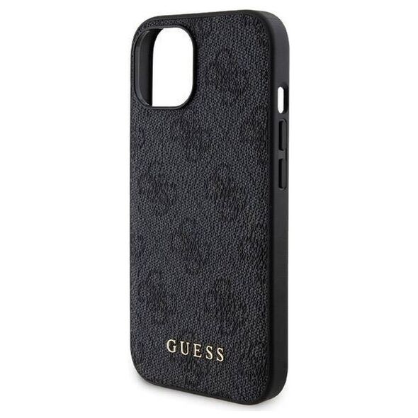 Original Case APPLE IPHONE 15 Guess Hardcase + Powerbank MagSafe 4G Metal Logo 5000mAh (GUBPM5P15S4GEMGK) black 3666339214609