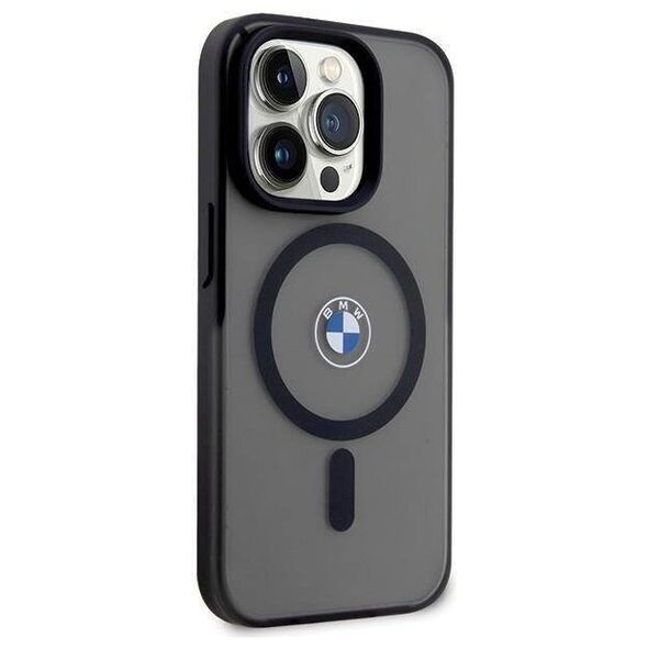 Original Case APPLE IPHONE 15 PRO BMW Hardcase IML Signature MagSafe (BMHMP15LDSLK) black 3666339144463