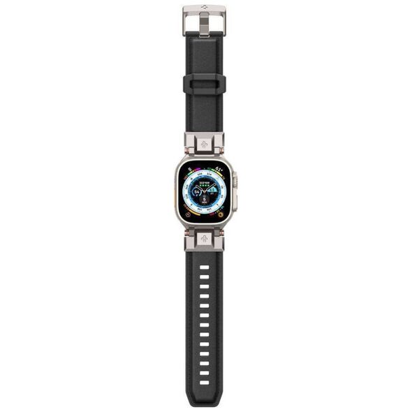 Case APPLE WATCH 4 / 5 / 6 / 7 / 8 / 9 / SE / ULTRA 1/2 (44 / 45 / 49 MM) Spigen Durapro Armor PU black 8809971225212