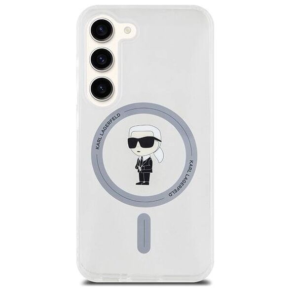 Original Case SAMSUNG GALAXY S24 Karl Lagerfeld Hardcase IML Ikonik MagSafe (KLHMS24SHFCKNOT) 3666339259051