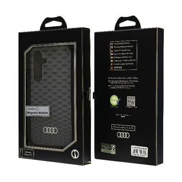 Original Case SAMSUNG GALAXY S24 Audi Hardcase IML Pattern MagSafe Case (AU-IMLMS24-Q5/D3-BK) black 6956250228081
