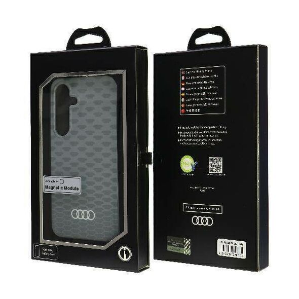 Original Case SAMSUNG GALAXY S24 Audi Hardcase IML Pattern MagSafe Case (AU-IMLMS24-Q5/D3-GY) gray 6956250228104