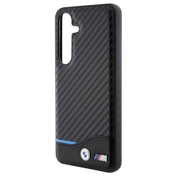 Original Case SAMSUNG GALAXY A55 5G BMW Leather Carbon (BMHCSA5522NBCK) 3666339259723