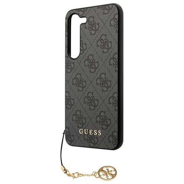 Original Case SAMSUNG GALAXY A55 5G Guess Hardcase 4G Charms Collection (GUHCSA55GF4GGR) black 3666339259679