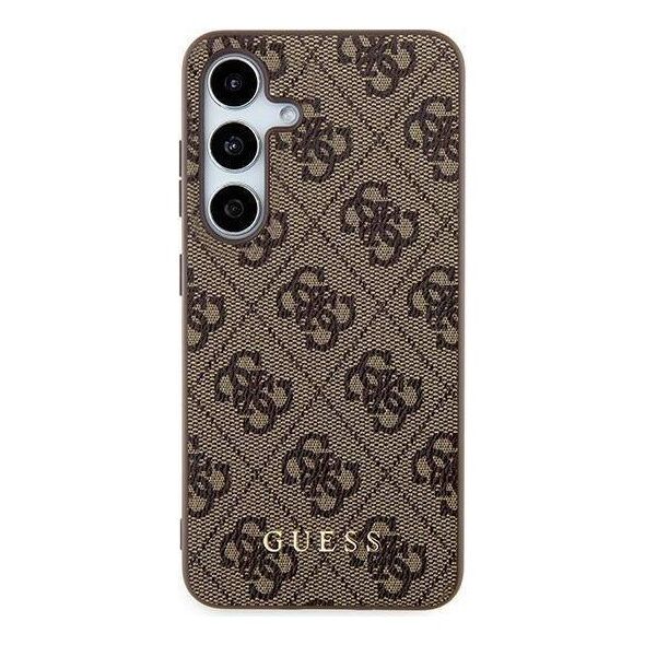 Original Case SAMSUNG GALAXY A35 5G Guess Hard Case 4G Metal Gold Logo (GUOHCSA35G4GFBR) brown 3666339259709