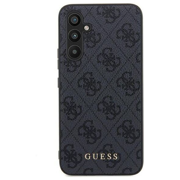 Original Case SAMSUNG GALAXY A35 5G Guess Hard Case 4G Metal Gold Logo (GUOHCSA35G4GFGR) black 3666339259686