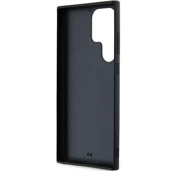 Original Case SAMSUNG GALAXY S24 ULTRA Karl Lagerfeld Hardcase 3D Rubber Glitter Logo (KLHCS24L3DMBKCK) black 3666339259105