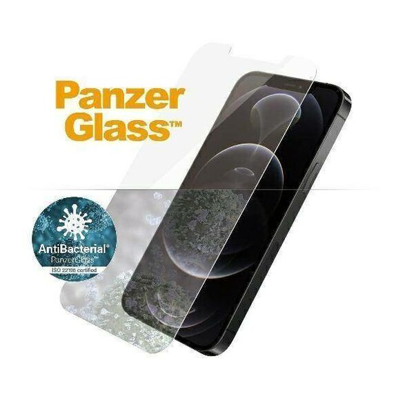 Tempered Glass IPHONE 12 / 12 PRO PanzerGlass Pro Standard Super+ Antibacterial 5711724827082