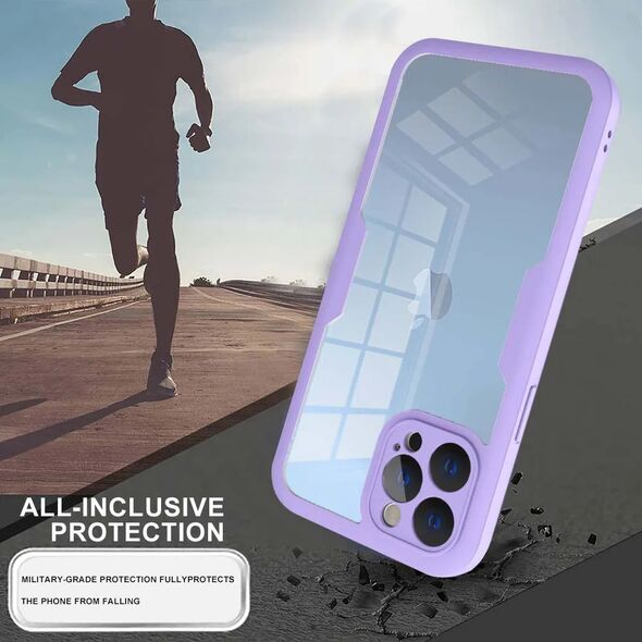 Techsuit Husa pentru iPhone 13 Pro Max + Folie - Techsuit ColorVerse 360 Series - Purple 5949419152755 έως 12 άτοκες Δόσεις