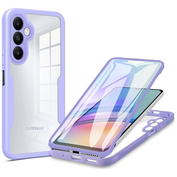 Techsuit Husa pentru Samsung Galaxy A15 4G + Folie - Techsuit ColorVerse 360 Series - Purple 5949419151857 έως 12 άτοκες Δόσεις